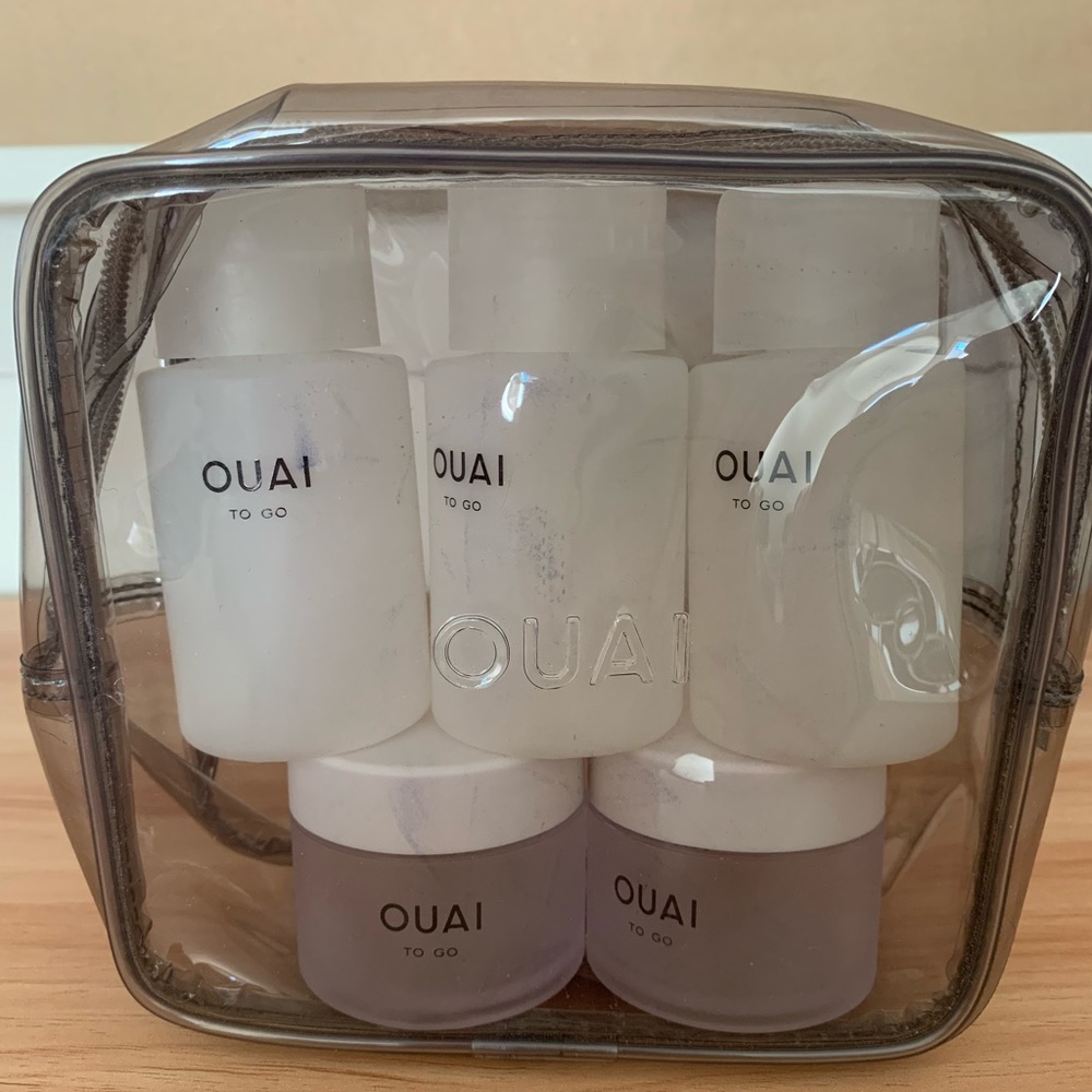 OUAI To Go Refillable Travel Bottle Kit
